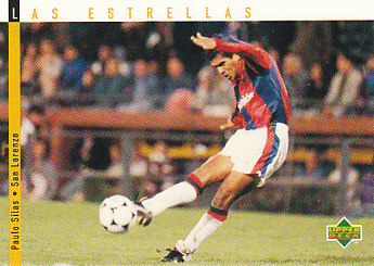 Paulo Silas San Lorenzo 1995 Upper Deck Futbol Argentina Las Estrellas #174